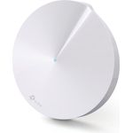 TP-Link Deco M5 Mesh WLAN AC1300 Dualband Heimnetz Komplettlösung (Geschwindigkeit bis zu 1267Mbit-s, Abdeckung bis zu 140m², passt in jeder Art von Zuhause, 2 Gigabit Ports, 1pack) weiß