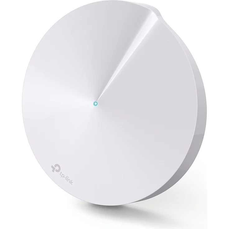 TP-Link Deco M5 Mesh WLAN AC1300 Dualband Heimnetz Komplettlösung (Geschwindigkeit bis zu 1267Mbit-s, Abdeckung bis zu 140m², passt in jeder Art von Zuhause, 2 Gigabit Ports, 1pack) weiß – Bild 1