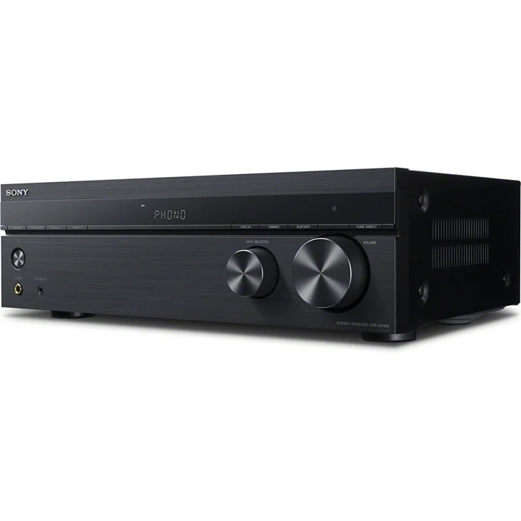 Sony STR-DH190 Verstärker (2-Kanal, Verbindung mit Smartphone und Bluetooth, Phono Input für Plattenspieler) schwarz – Bild 3
