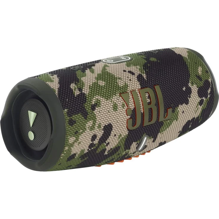 JBL Charge 5 Bluetooth-Lautsprecher mit 20 Stunden Akkulaufzeit, Powerbank, PartyBoost, wasserfest camouflage – Bild 2