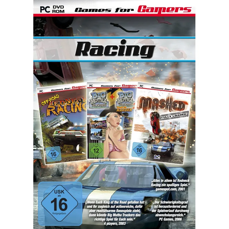 Games for Gamers Racing Game Pack 1 - Mashed/Redneck/Big Mutha (PC)
