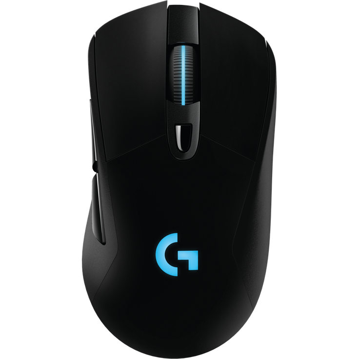 Logitech G703 Lightspeed kabellose Gaming-Maus (mit Hero 16K-Sensor, Lightsync RGB, Powerplay-kompatibel, geringes Gewicht von 95 g + optionales 10-g-Gewicht, Deutsche Verpackung (Osteuropa))