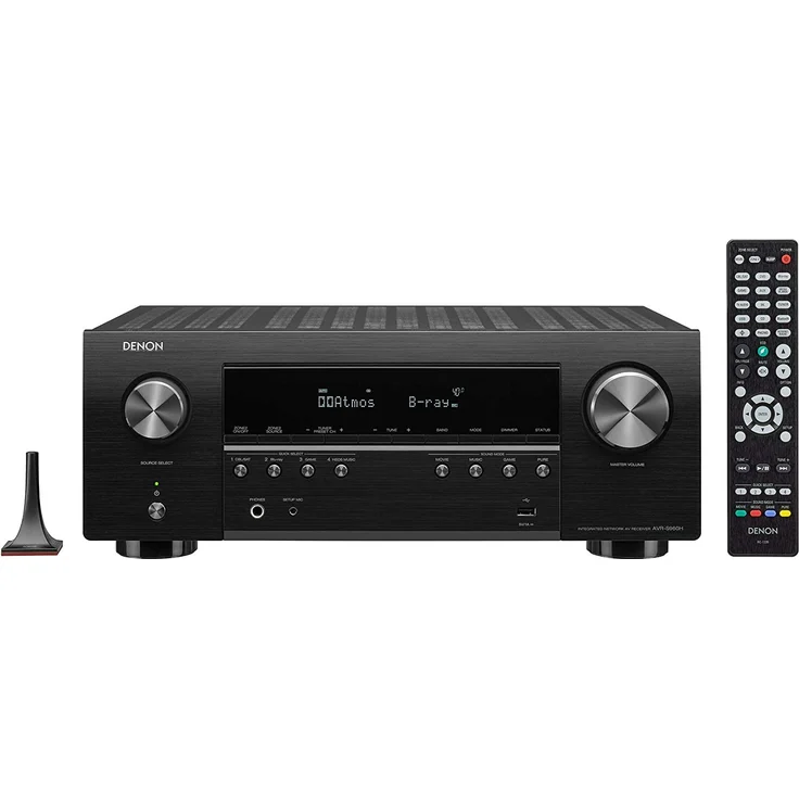 Denon AVR-S960H 7.2 AV-Receiver mit Bluetooth, WLAN, Internetradio, FM (UKW), AM (MW), schwarz – Bild 3