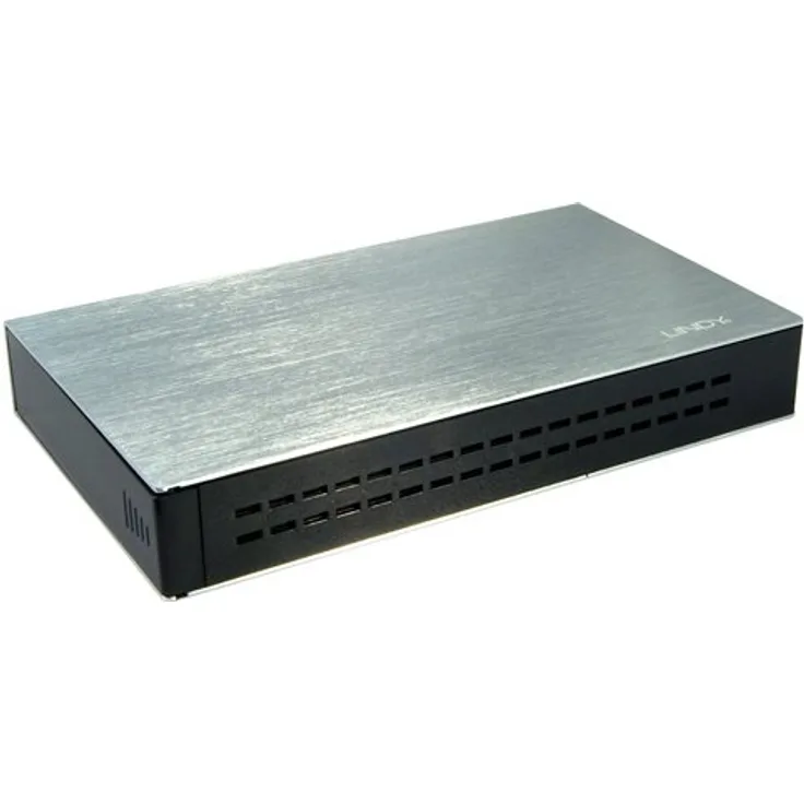 Lindy USB 2.0 Festplattengehäuse für 8,9 cm SATA-Festplatten - Aluminium