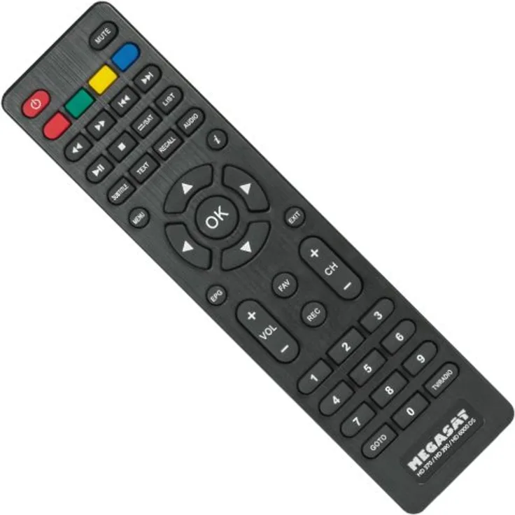 Megasat HD370 - HD390 - HD6000DS - HD7000DS - HD644T2 - HD200Cv2 Original Fernbedienung
