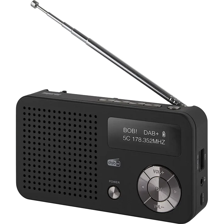 Imperial Dabman 13 Tragbares Radio, LCD-Display, schwarz