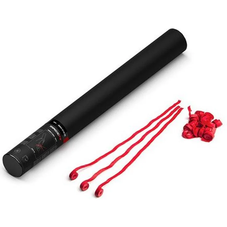 Magic FX Handheld Luftschlangen Kanone 50cm Rot