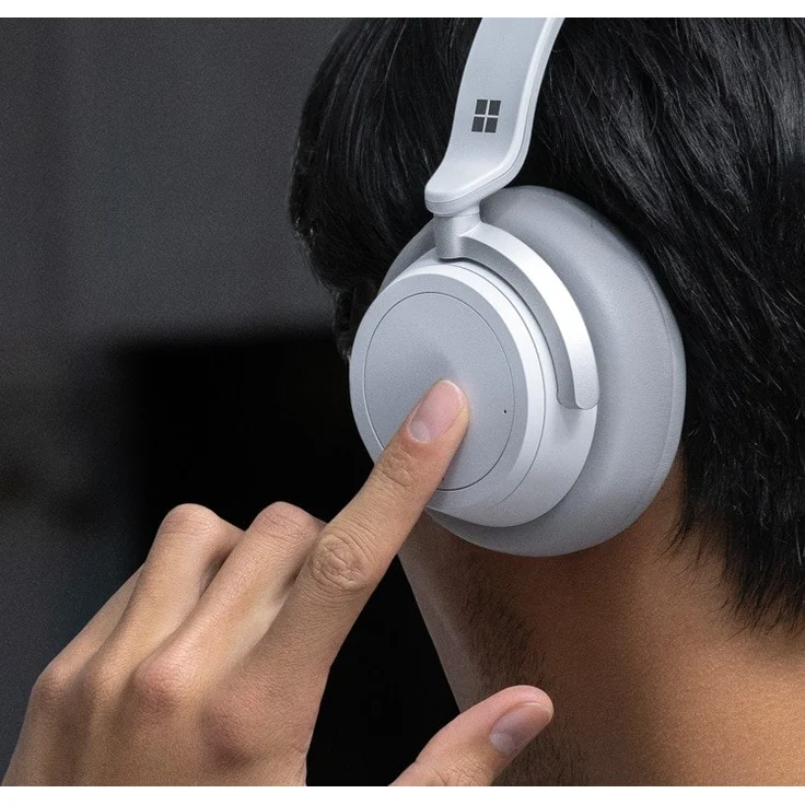 Microsoft Surface Headphones Over-Ear-Kopfhörer, mit Bluetooth, Mikrofon, Noise Cancelling, grau - Preisvergleich – Bild 6