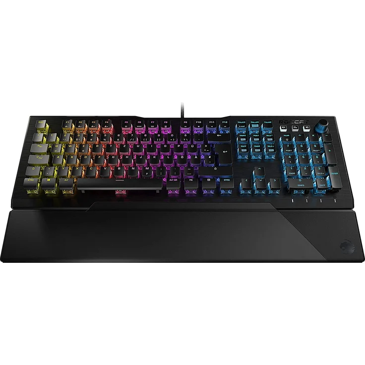 ROCCAT VULCAN 121 AIMO - Tastatur - mit Multimedia-Rad - hintergrundbeleuchtet - USB - Roccat Titan switches (ROC-12-670-BN) (DE QWERTZ) – Bild 1
