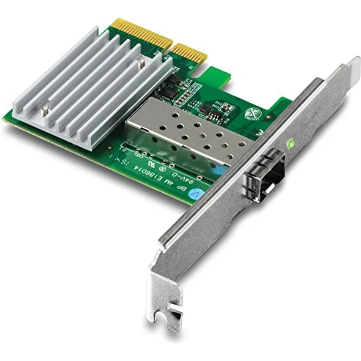 TRENDnet 10 Gigabit PCIe SFP+ Netzwerkadapter, Standard- und flache Halteklammern inbegriffen, TEG-10GECSFP – Bild 1