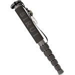 Sirui P-326 Einbeinstativ (Carbon, Höhe: 155 cm, Gewicht: 0,45 kg, Belastbarkeit: 10 kg, mit Handschlaufe und Karabiner) schwarz