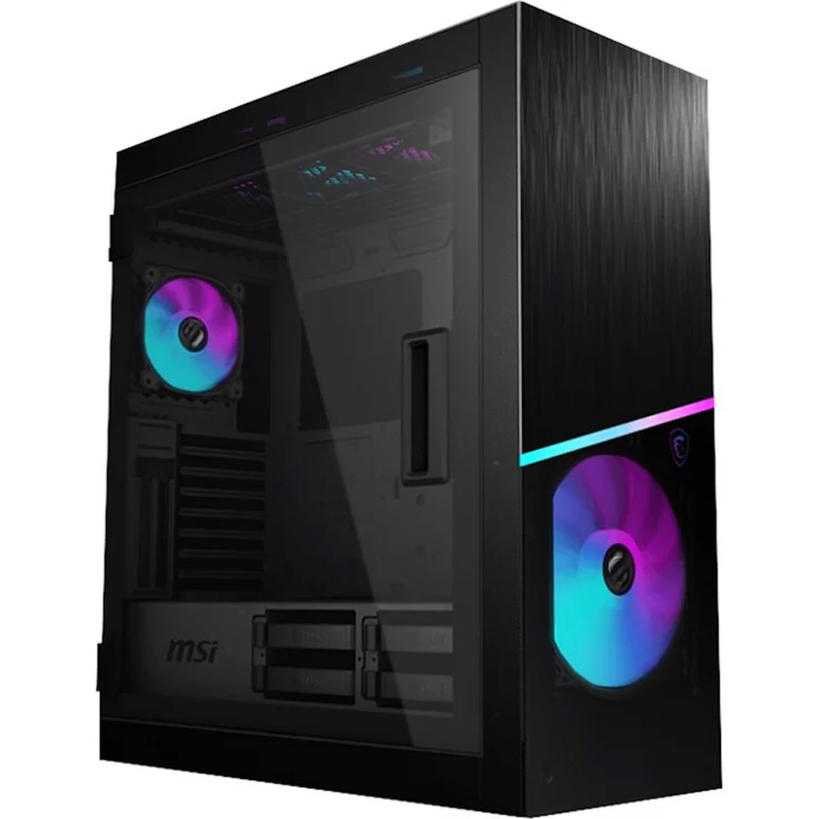 MSI MPG SEKIRA 500X PC-Gehäuse (4X USB 3.2 Gen1, 1x USB 3.2 Gen2 Type C, Mid-Tower, 1x HD Audio, 1x Mic, Mystic Light) – Bild 2
