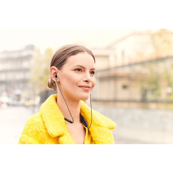 Panasonic RP-HTX20BE In-Ear Kopfhörer, mit Bluetooth, Mikrofon, geeignet für Sport, schwarz – Bild 5