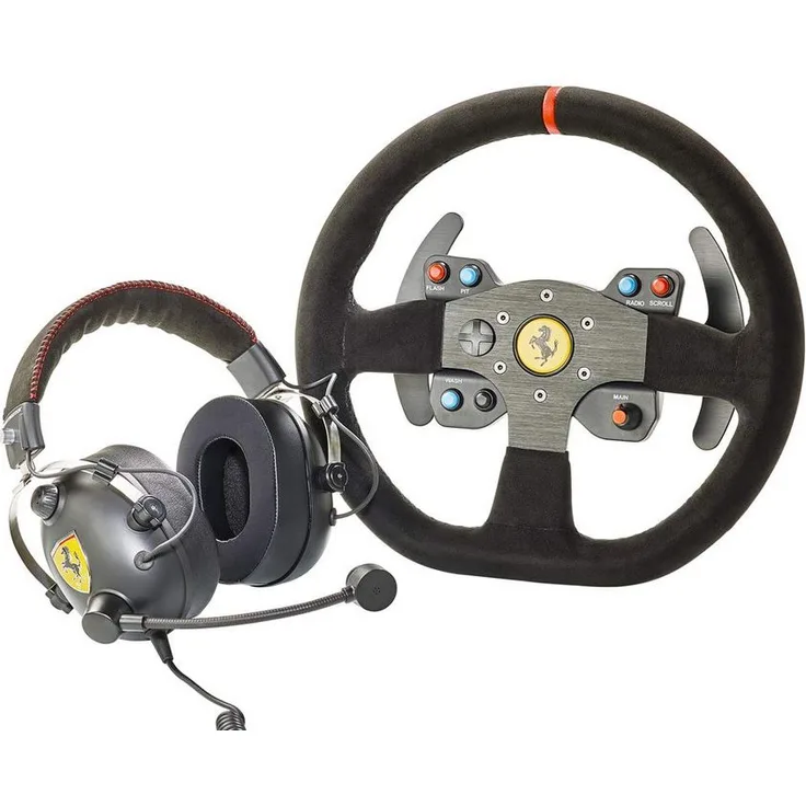 Thrustmaster Race Kit Ferrari 599XX Evo Edition Schwarz (4160771) (PC, PS4, Xbox One, Xbox Series)