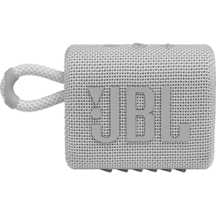 JBL GO 3 Tragbarer wasserdichter Bluetooth-Lautsprecher weiß Bluetooth-Lautsprecher, wasserdicht, weiß – Bild 2