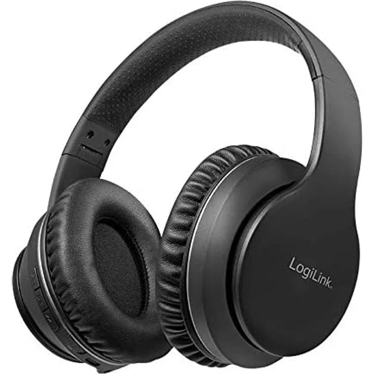 LogiLink BT0053 Over-Ear-Kopfhörer, mit Bluetooth, Mikrofon, Noise Cancelling, schwarz – Bild 16