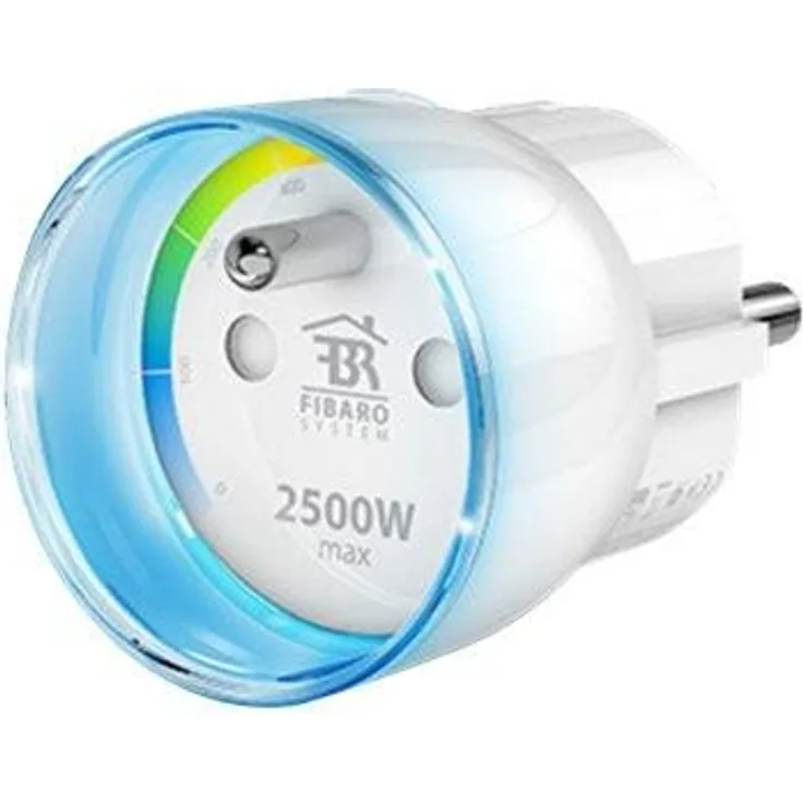 FIBARO HomeKit Wall Plug - iOS Bluetooth Smart Schalter, Steckdose Plug mit Leistungsmessung Typ F, FGBWHWPF-102