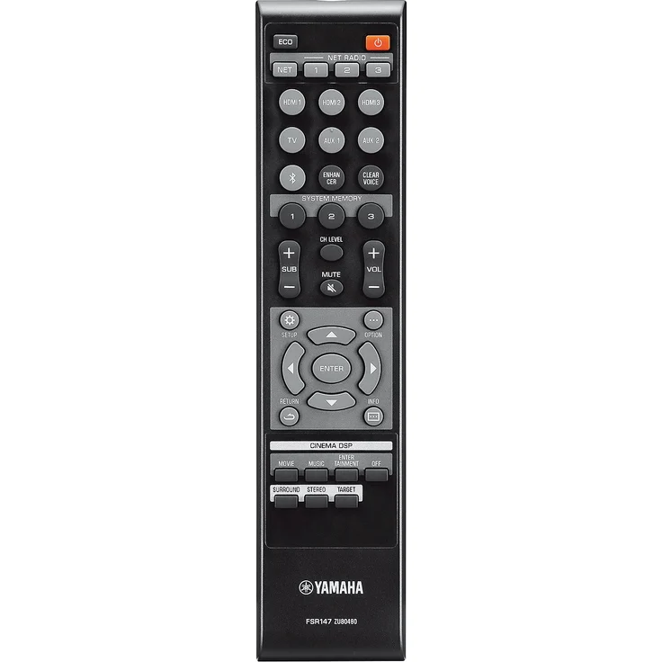 Yamaha YSP-2700 7.1-Soundbar mit Subwoofer, kabellos/kabelgebunden, geeignet für TV, schwarz (2016) – Bild 2
