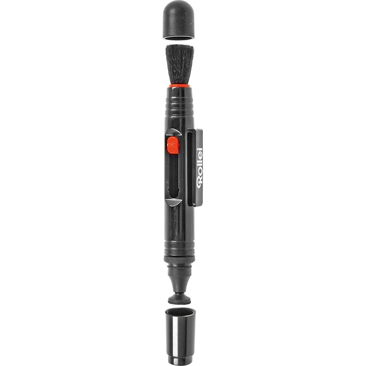 Rollei Kamera Reinigungsset Travel - Set zur Linsen-, und Objektivreinigung, inkl. Lenspen, Airblower und Mikrofaser-Tuch - Ideal für Unterwegs-Reisen - schwarz – Bild 4