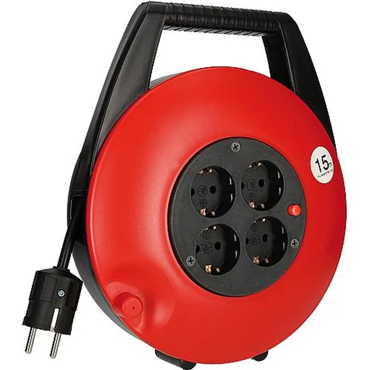 HEDI KBR15T Kabelbox, 250 V, rot, schwarz