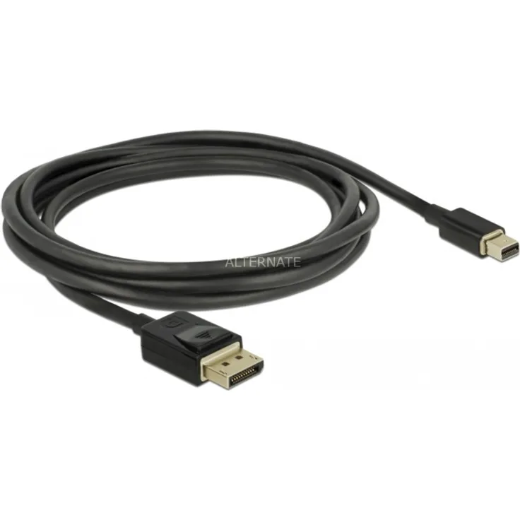 DELOCK Displayport Kab. miniDP St - DP St 8K 60Hz 2.00m schw