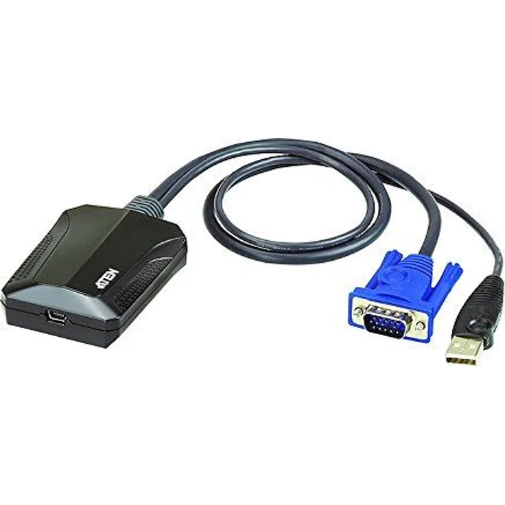 Aten CV211 Laptop USB Konsolen Adapter schwarz