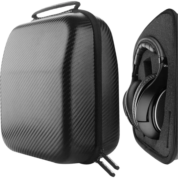 Geekria Tasche Kopfhörer für HD599, HD598CS, HD280PRO, AKG K167, K540, Beyerdynamic DT 880, DT 880 pro, Schutztasche für Headset Case, Hard Tragetasche