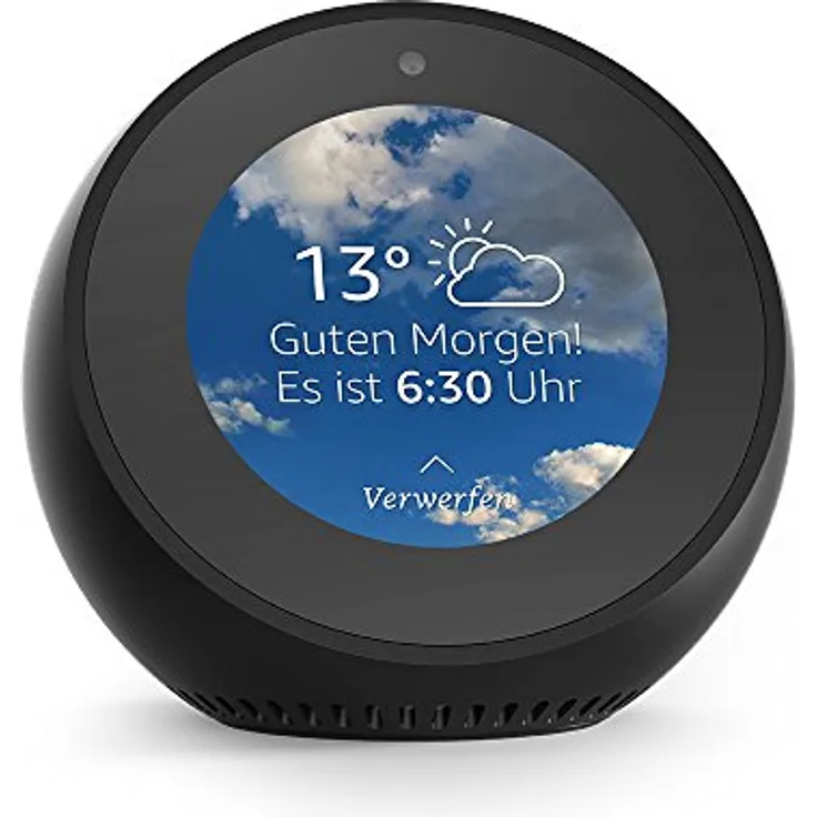 Amazon Echo Spot, Smarter Wecker mit Alexa - Schwarz - Preisvergleich