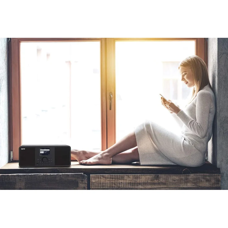 Imperial Dabman i205 Tischradio mit Bluetooth, WLAN, TFT-Display, schwarz – Bild 6