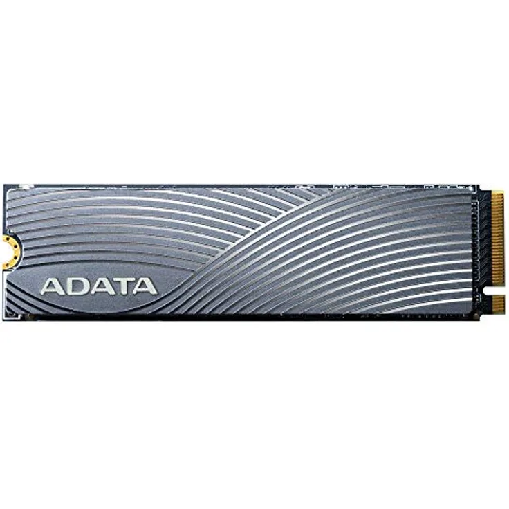 ADATA SWORDFISH - Solid-State-Disk - 500 GB - intern - M.2 2280 - PCI Express 3.0 x4 - 256-Bit-AES - integrierter Kühlkörper (ASWORDFISH-500G-C)