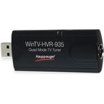 Hauppauge WinTV-HVR-935HD 01588 - USB Hybrid TV-Tuner - digitales Fernsehen DVB-T2 HD, DVB-C HD, DVB-T, Analog-TV für Laptop oder PC