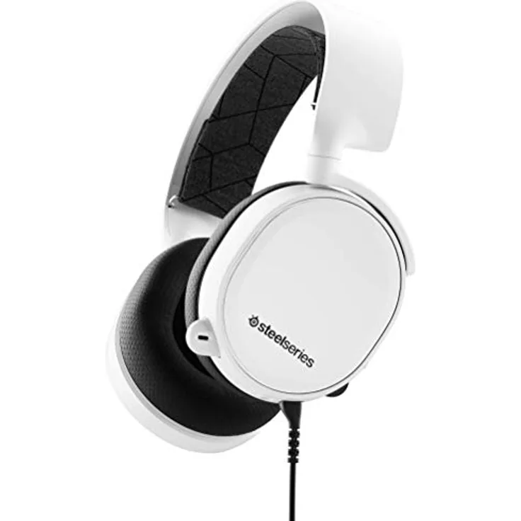 SteelSeries Arctis 3 (All-Platform Gaming Headset, für PC, PlayStation 4, Xbox One, Nintendo Switch, VR, Android und iOS) weiß