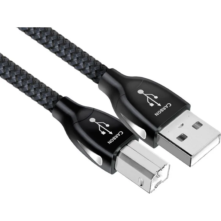 AudioQuest 0.75m Carbon USB A-B USB-Kabel 0,75 m USB B schwarz