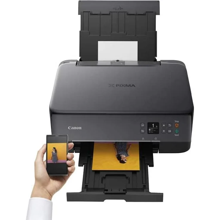 Canon PIXMA TS5350 (3-in-1) Multifunktionsdrucker - (Tintenstrahl) Farbe, Druckgeschwindigkeit: 13 s/w, 6,8 Farbe, Auflösung: 4800 x 1200, USB, WLAN, AirPrint, Wi-Fi Direct, Cloud Print (3773C006) – Bild 5