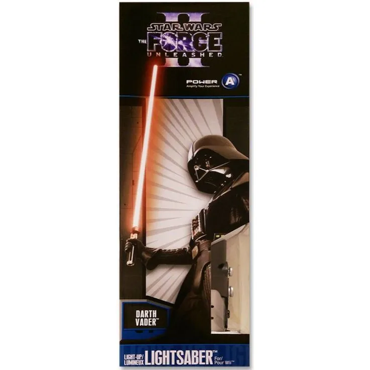 PowerA Star Wars Clone Wars Light Up Lightsaber - Darth Vader (CPFA330070-01) (Wii, Wii U)