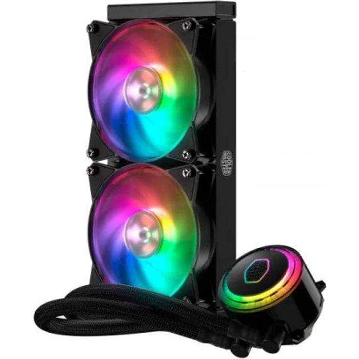 Cooler Master MasterLiquid ML240R RGB-CPU-Wasserkühler - ARGB-Sync, Premium Pumpen Design und zwei MF120R ARGB-Lüfter – Bild 3