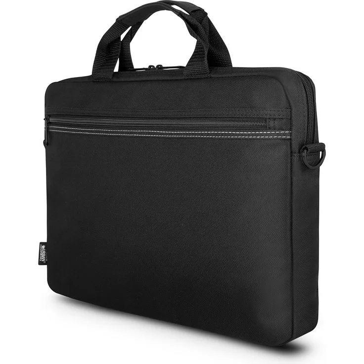 Urban Factory Toplight Notebooktasche 39,6 cm (15.6 Zoll) Aktenkoffer Schwarz - Notebooktaschen (Aktenkoffer, 39,6 cm (15.6 Zoll), Schultergurt, 392 g, Schwarz)