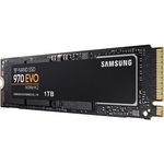 Samsung 970 EVO MZ-V7E1T0BW - Solid-State-Disk - verschlüsselt - 1 TB - intern - M.2 2280 - PCI Express 3.0 x4 (NVMe) - 256-Bit-AES - TCG Opal Encryption 2.0 (MZ-V7E1T0BW)