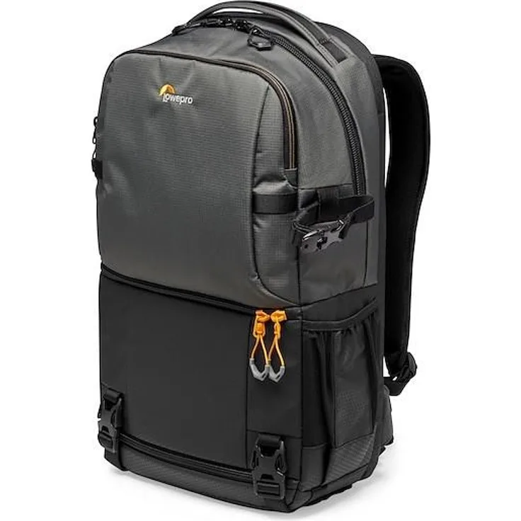 Lowepro Fastpack BP 250 AW III Kamerarucksack - Kameratasche - Fotorucksack für spiegellose und DSLR-Kameras wie Nikon D850, 300D, mit Zugang per QuickDoor, Fach für 13-Zoll-Laptop, Ripstop, Grau