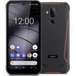 Gigaset GX290 Outdoor-Smartphone 15,49cm (6,1 Zoll) V-Notch HD+ Display, wasserdicht, staubdicht, stoßfest, mit Gesichtserkennung, Dual SIM und 32GB Speicher, Titanium Grey