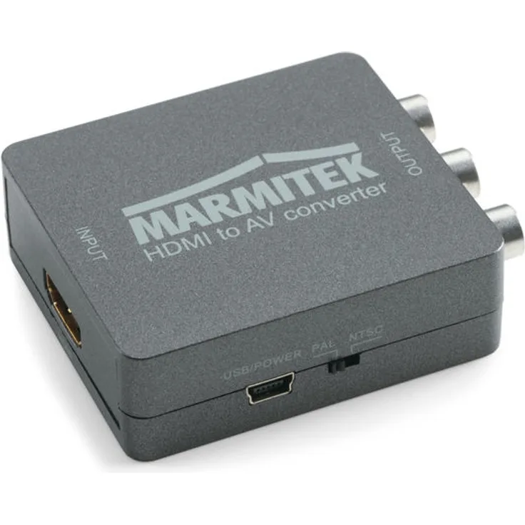 Marmitek Connect HA13 - HDMI Konverter - HDMI zu RCA - SCART - Composite - PAL - NTSC - Adapter - 1080P - Full HD - Keine Software notwendig