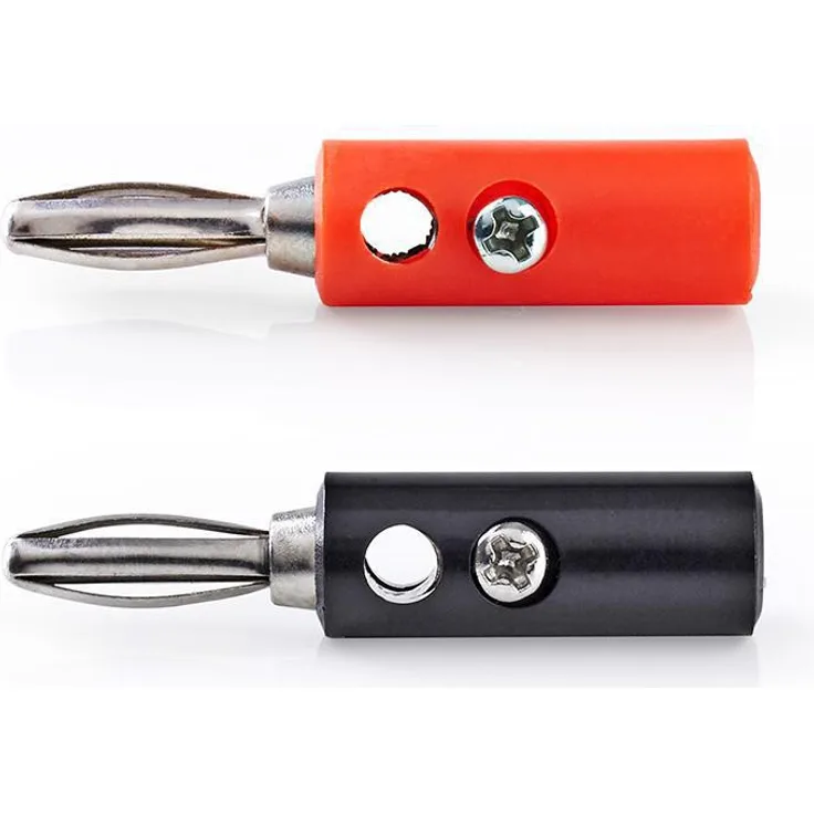 Nedis Bananenstecker Ba, männlich, 4 Stück