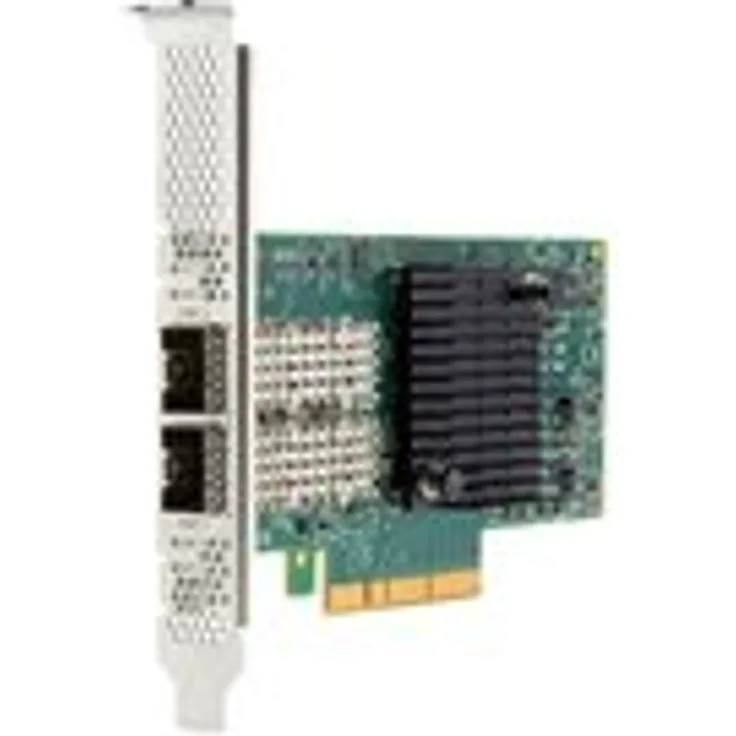 HPE 640SFP28 - Netzwerkadapter - PCIe 3.0 x8 / PCIe 3.0 x4 Low-Profile - 25 Gigabit Ethernet x 2 - für ProLiant DL360 Gen10, DL380 Gen10, DL580 Gen9, ML350 Gen10 SimpliVity 325 Gen10