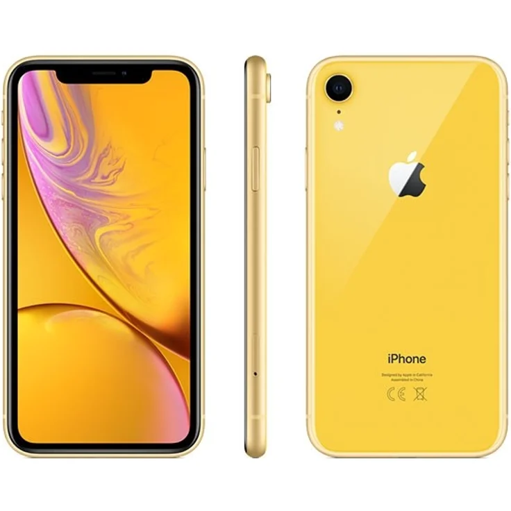 Apple iPhone XR Smartphone 15,49cm (6,1 Zoll) LCD-Display, 64GB interner Speicher, 3GB RAM, iOS 12, Gelb – Bild 2
