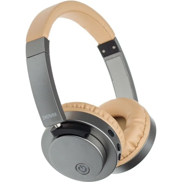 Denver BTN-206 Bluetooth On-Ear Kopfhörer, Beige