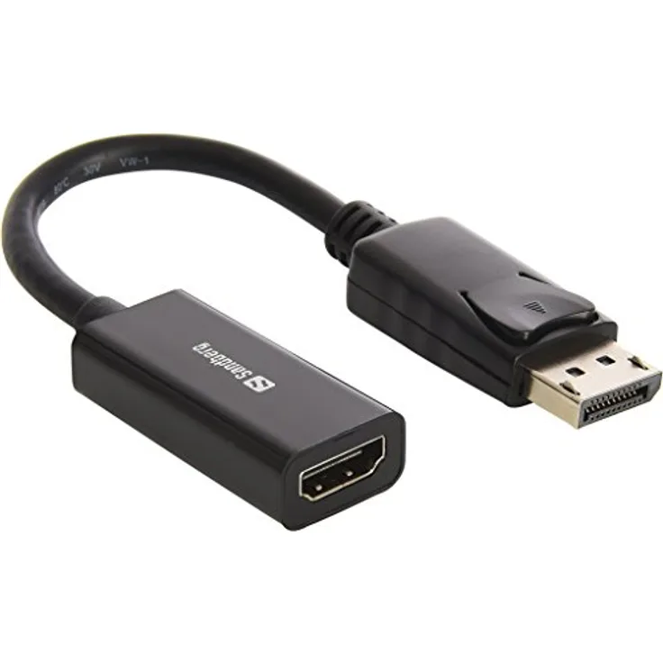 Sandberg - Video- / Audio-Adapter - DisplayPort / HDMI - DisplayPort (M) - HDMI, 19-polig (W) (508-28)