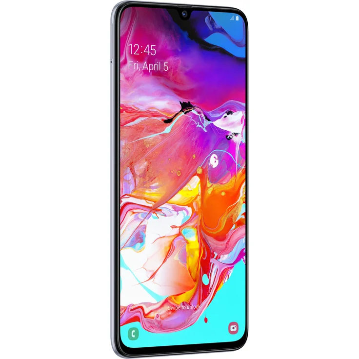 Samsung Galaxy A70 Smartphone 17,02cm Pixel (6,7 Zoll) Super AMOLED-Display, 128GB interner Speicher, 6GB RAM, Dual-SIM, Android, White – Bild 3