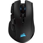 Corsair Ironclaw Wireless RGB, Wiederaufladbare Optisch Gaming Maus mit Slipstream Technologie (18.000 DPI Optisch Sensor, RGB-LED-Hintergrundbeleuchtung) Schwarz