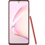 Samsung Galaxy Note 10 Lite Smartphone 17,02cm (6,7 Zoll) AMOLED-Display, 128GB interner Speicher, 6GB RAM, Dual-SIM, Android, Aura Red