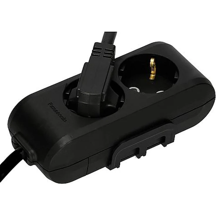 Panasonic 2-fach Steckdosenleiste 1,5m schwarz WLTB04212BL-EU1